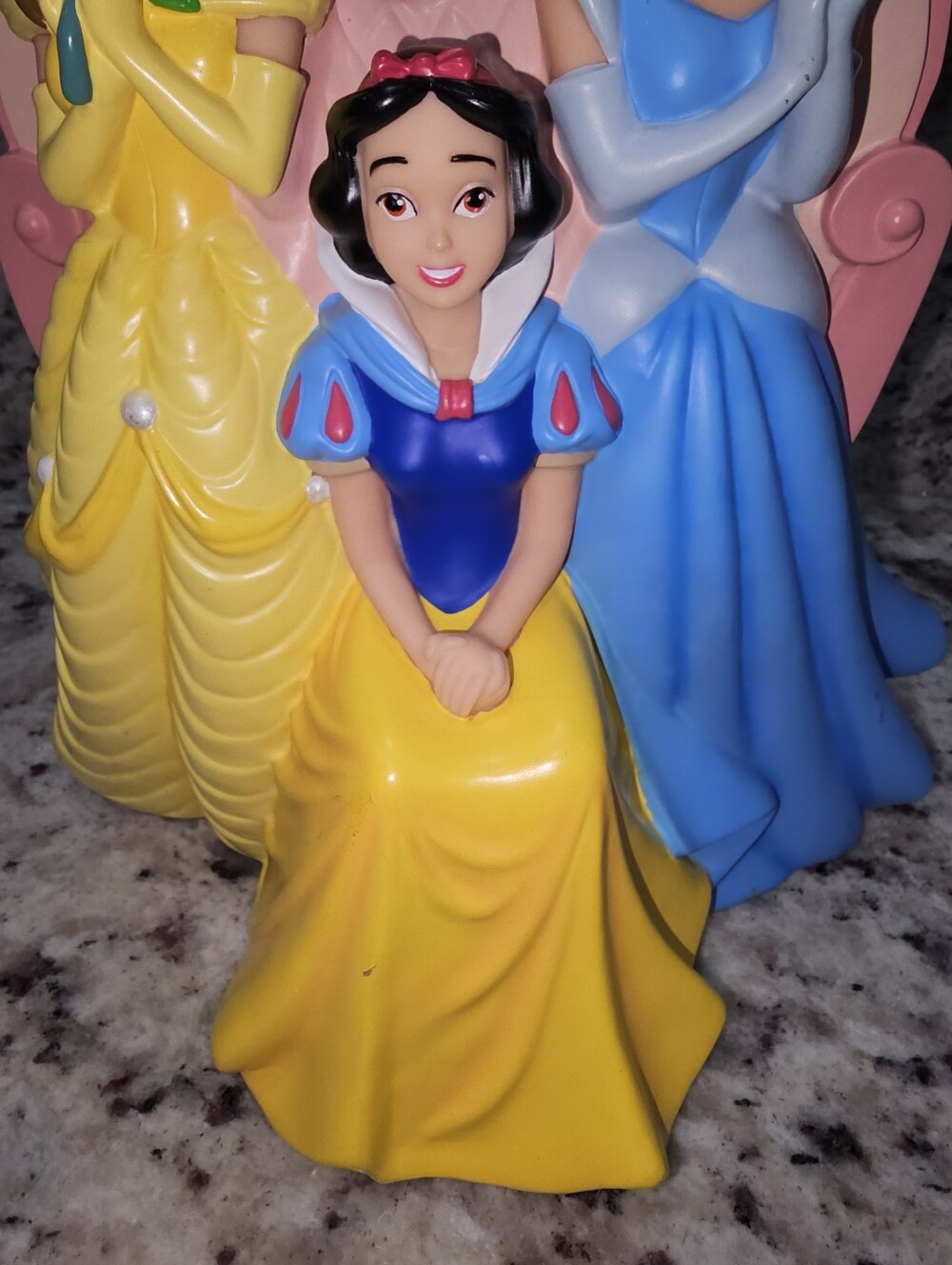 90s Disney Store Princess Coin Bank - Belle, Snow White & Cinderella - Picture 5 of 15
